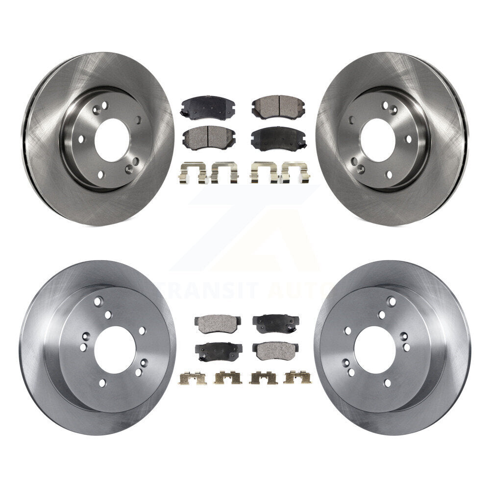 Kit de rotor de frein avant et arrière et plaquettes semi-métalliques pour Hyundai Tucson Kia Sportag