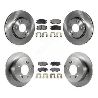 Kit de rotors de frein à disque avant et arrière et plaquettes semi-métalliques pour Hyundai Sonata 2,4 l