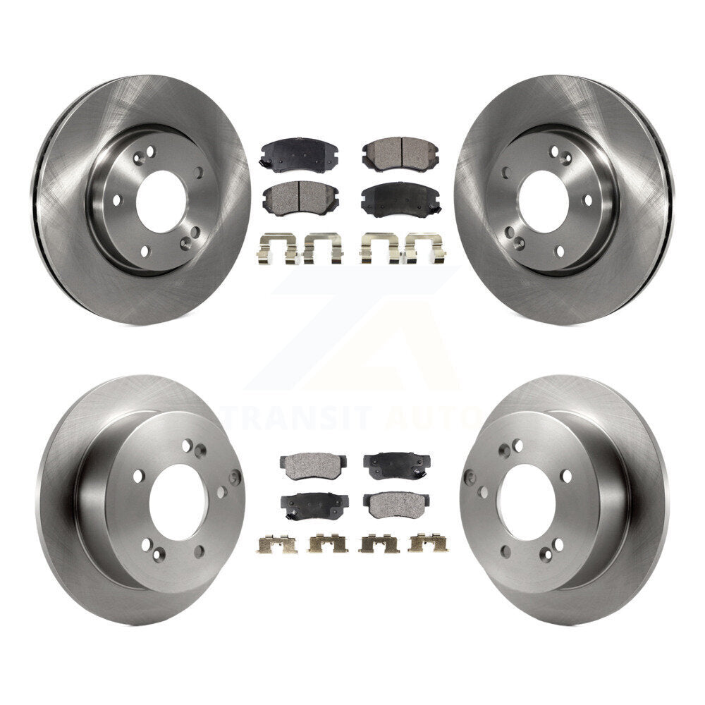 Kit de rotor de frein avant et arrière et plaquettes semi-métalliques pour Hyundai Tucson Kia Sportag