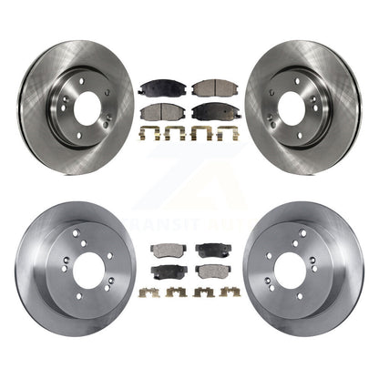 Kit de rotors de frein à disque avant et arrière et plaquettes semi-métalliques pour Hyundai Santa Fe