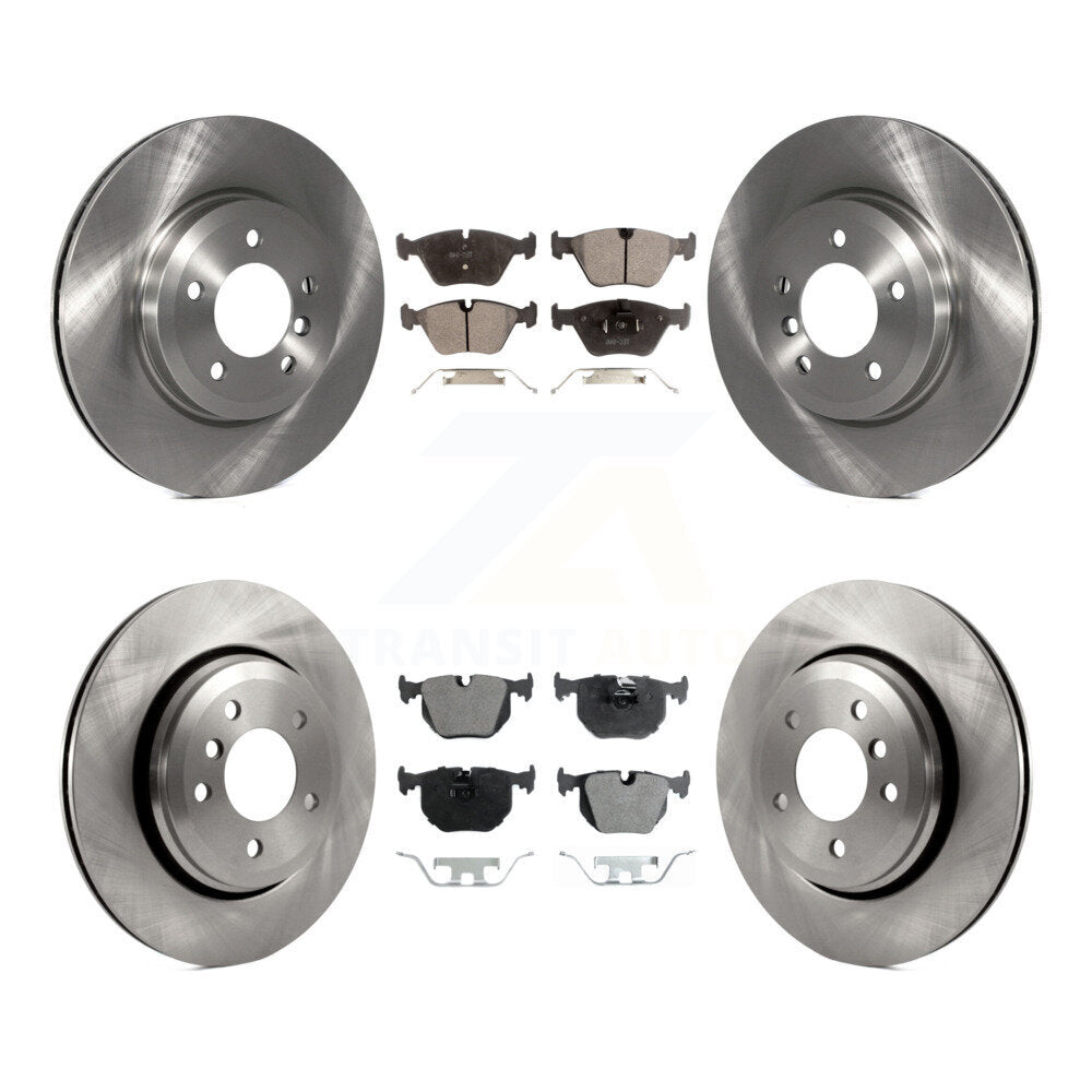 Kit de rotors de frein à disque avant et arrière et plaquettes semi-métalliques pour BMW 330Ci 330i 330x