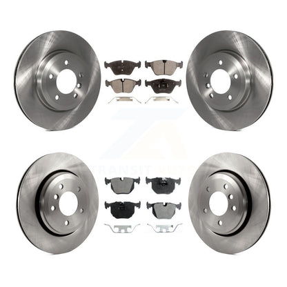 Kit de rotors de frein à disque avant et arrière et plaquettes semi-métalliques pour BMW 330Ci 330i 330x
