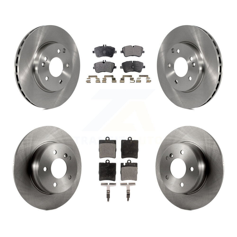 Kit de disques de frein à disque avant et arrière et plaquettes semi-métalliques pour Mercedes-Benz C240