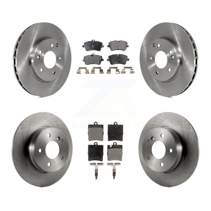 Kit de disques de frein à disque avant et arrière et plaquettes semi-métalliques pour Mercedes-Benz C240
