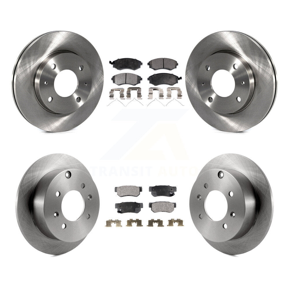 Kit de plaquettes de frein à disque semi-métalliques avant et arrière, pour Hyundai Sonata Kia Optim