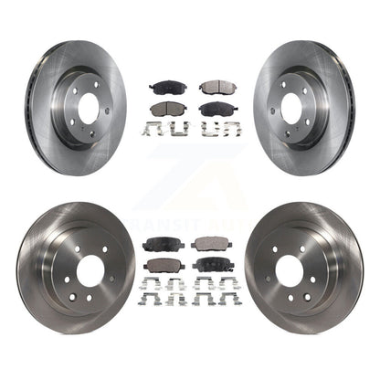 Kit de rotor de frein à disque avant et arrière et plaquettes semi-métalliques pour Nissan 350Z INFINITI G3