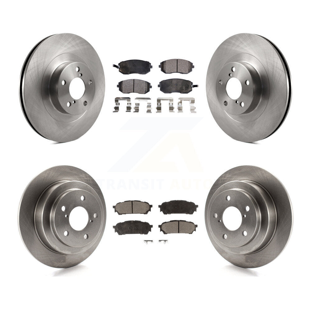 Rotors de frein avant et arrière et Kit de plaquettes semi-métalliques pour Subaru Forester Impreza Saa