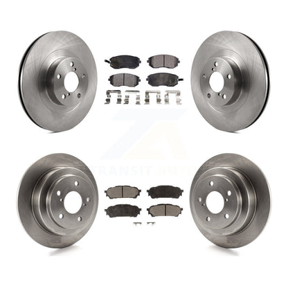 Rotors de frein avant et arrière et Kit de plaquettes semi-métalliques pour Subaru Forester Impreza Saa