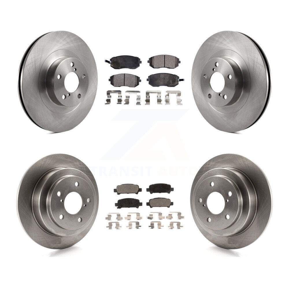 Kit de rotors de frein avant et arrière et plaquettes semi-métalliques pour Subaru Forester Imprez 2003