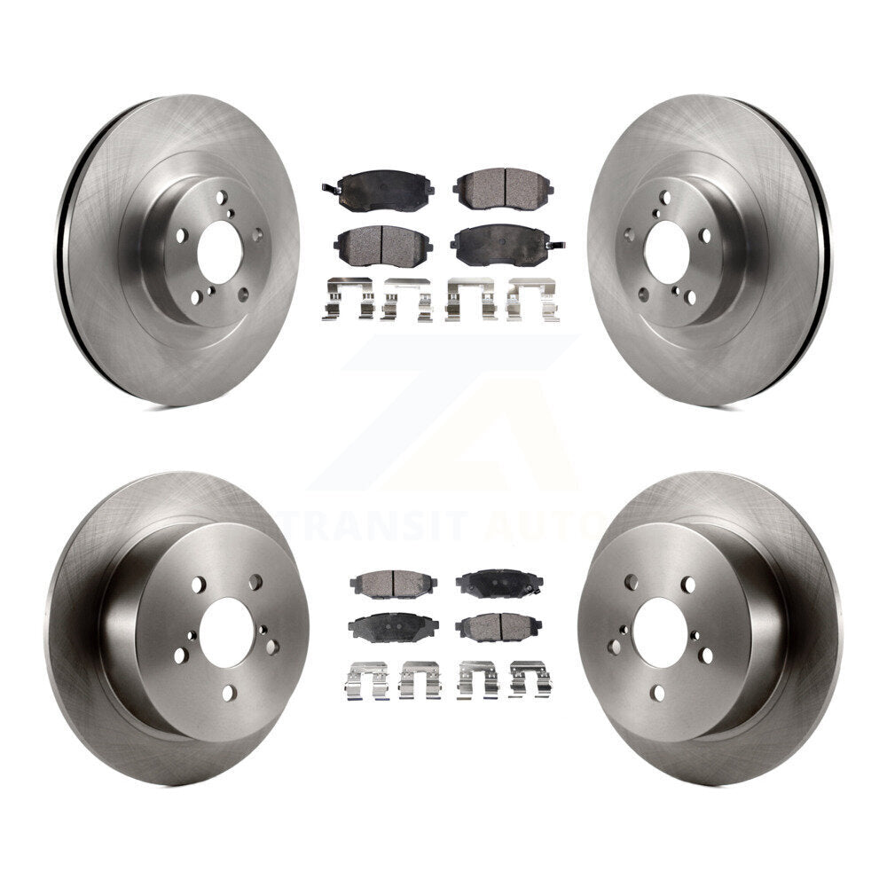 Kit de plaquettes de frein à disque semi-métalliques, Rotor de frein avant et arrière, pour Subaru Outback Legac 2005