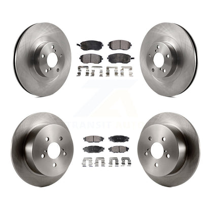 Kit de plaquettes de frein à disque semi-métalliques, Rotor de frein avant et arrière, pour Subaru Outback Legac 2005