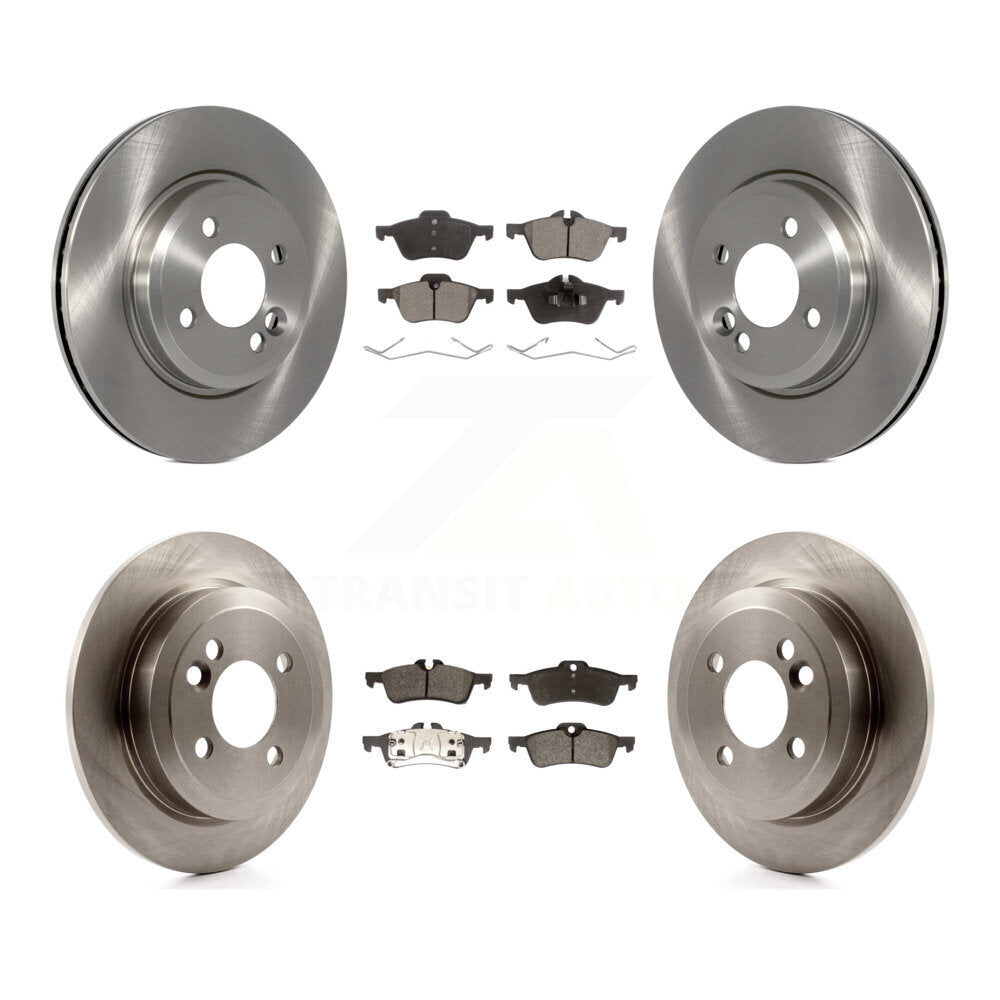 Kit de disques de frein à disque avant et arrière et plaquettes semi-métalliques pour Mini Cooper