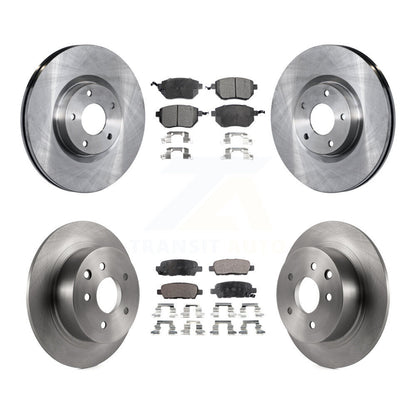 Kit de disques de frein à disque avant et arrière et plaquettes semi-métalliques pour Nissan Altima Maxim