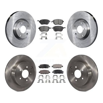 Kit de rotor de frein avant et arrière et plaquettes semi-métalliques pour Nissan Murano INFINITI FX3