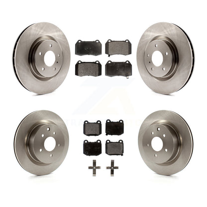 Kit de rotor de frein à disque avant et arrière et plaquettes semi-métalliques pour Nissan 350Z INFINITI G3