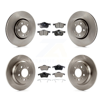 Kit de rotors de frein à disque avant et arrière et plaquettes semi-métalliques pour Volvo S60 K8F-10117