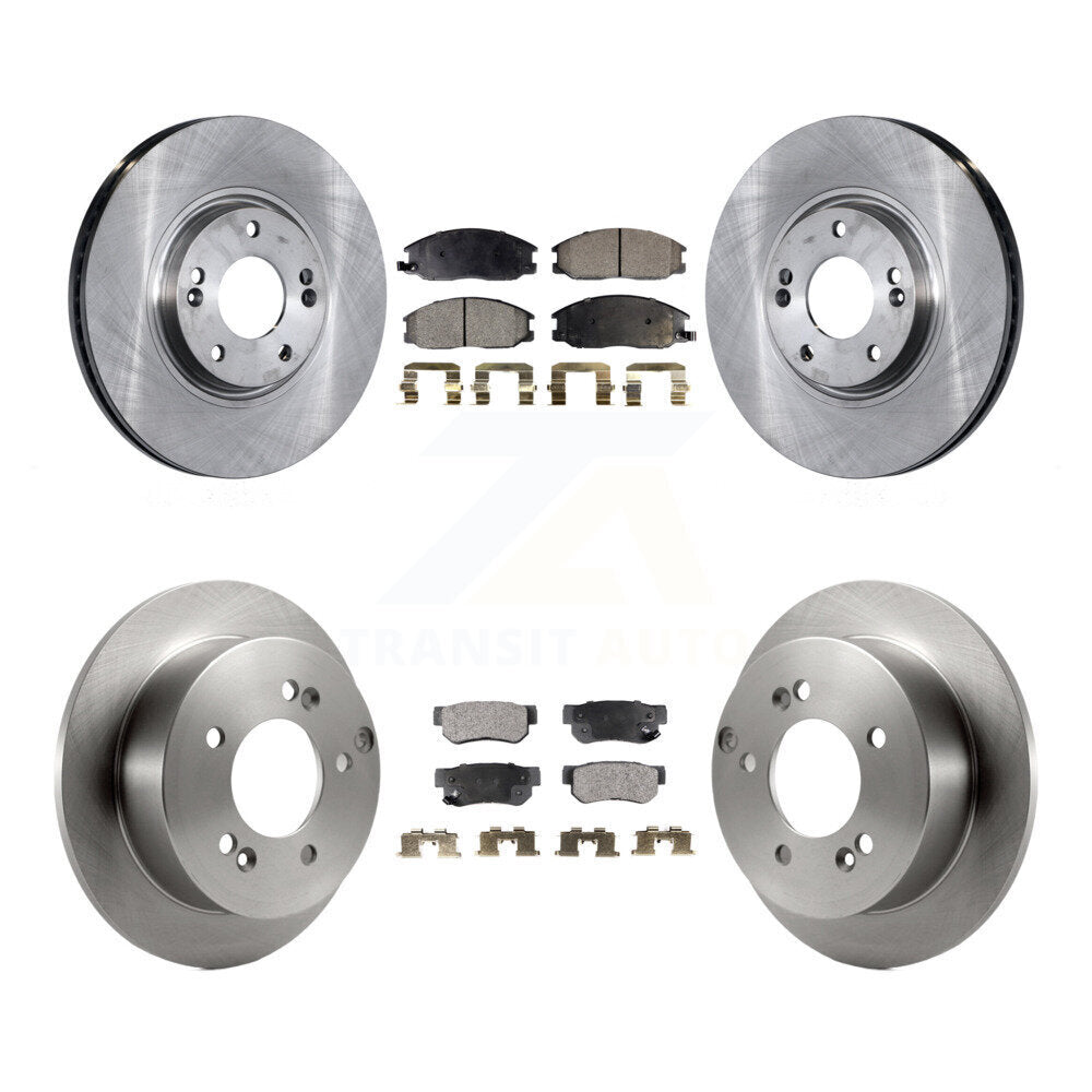 Kit de rotors de frein à disque avant et arrière et plaquettes semi-métalliques pour Hyundai XG350