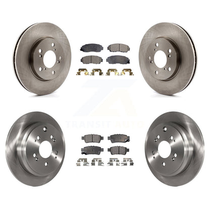 Kit de rotors de frein à disque avant et arrière et plaquettes semi-métalliques pour Honda Odysse 2005-2010