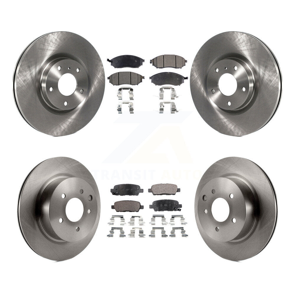 Kit de plaquettes de frein semi-métalliques pour Rotors de frein avant et arrière, pour INFINITI G37 EX35 G35 QX50 M3