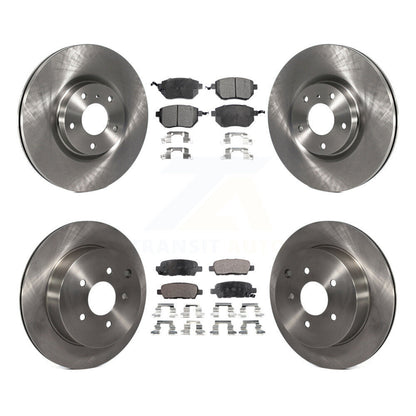 Kit de disques de frein à disque avant et arrière et plaquettes semi-métalliques pour Nissan Murano