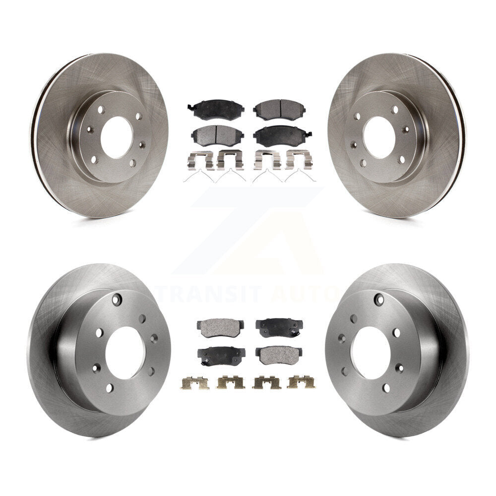 Kit de plaquettes de frein à disque semi-métalliques avant et arrière, pour Hyundai Sonata Kia Optim