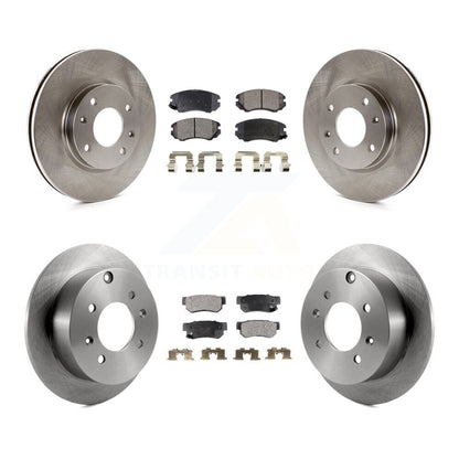 Kit de plaquettes de frein à disque semi-métalliques avant et arrière, pour Hyundai Sonata Kia Optim