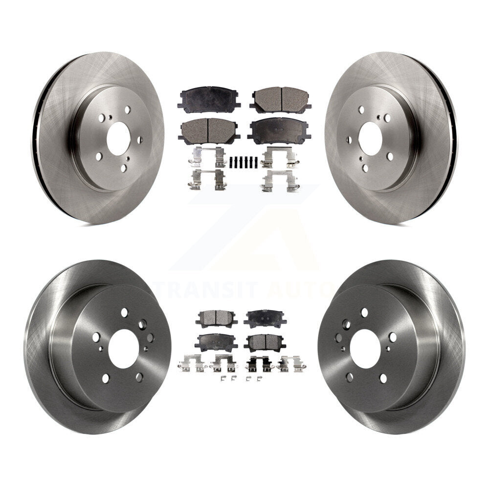 Kit de plaquettes semi-métalliques de Rotor de frein avant et arrière, pour Lexus RX350 RX330 Toyota RX400
