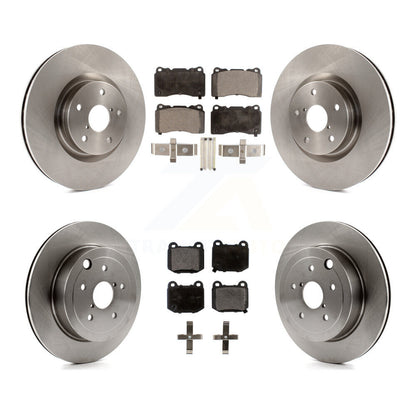 Kit de rotor de frein à disque avant et arrière et plaquettes semi-métalliques pour Subaru Impreza WRX ST