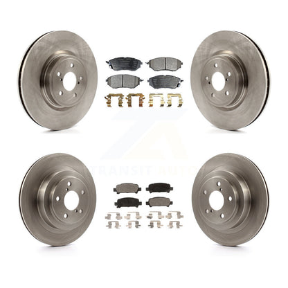 Kit de disques de frein à disque avant et arrière et plaquettes semi-métalliques pour Subaru Legacy