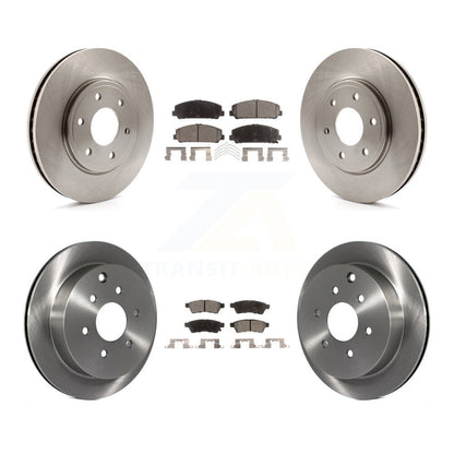 Kit de rotors de frein à disque avant et arrière et plaquettes semi-métalliques pour Suzuki Equator