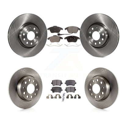Kit de plaquettes de frein semi-métalliques pour Rotors de frein avant et arrière, pour Volkswagen GTI Passat Eos Aud