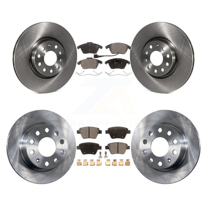 Kit de plaquettes de frein semi-métalliques pour Rotor de frein avant et arrière, pour Volkswagen Jetta 2.0 2017 – 2018