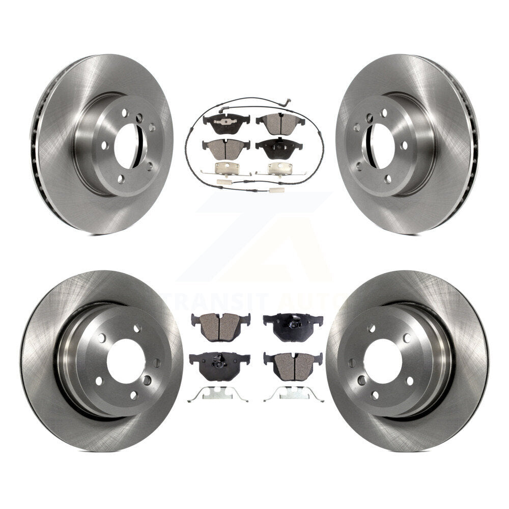 Kit de plaquettes semi-métalliques de Rotor de frein à disque avant et arrière, pour BMW 530xi 528i xDrive 535