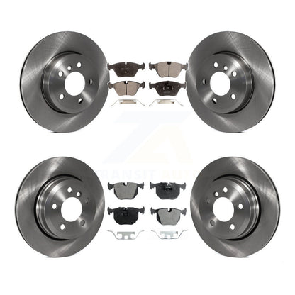 Kit de rotors de frein à disque avant et arrière et plaquettes semi-métalliques pour BMW X3 2004-2010