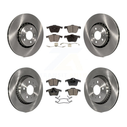 Kit de disques de frein à disque avant et arrière et plaquettes semi-métalliques pour Volvo XC90