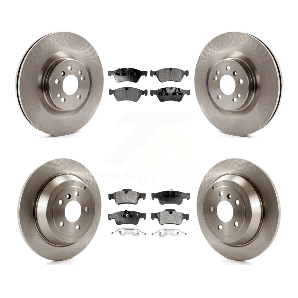Kit de disques de frein à disque avant et arrière et plaquettes semi-métalliques pour Mercedes-Benz ML320