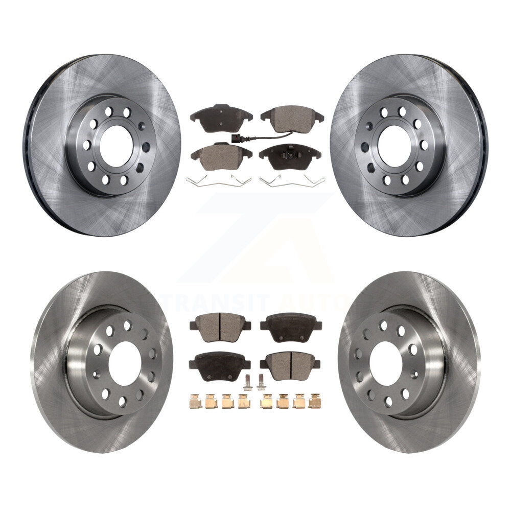 Kit de disques de frein à disque avant et arrière et plaquettes semi-métalliques pour Volkswagen Beetle