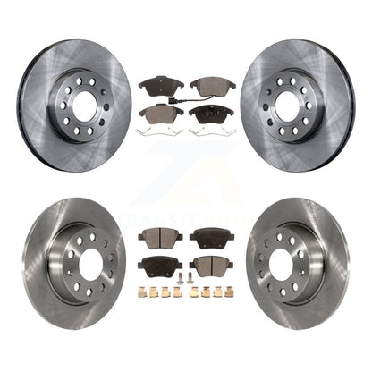 Kit de disques de frein à disque avant et arrière et plaquettes semi-métalliques pour Volkswagen Beetle