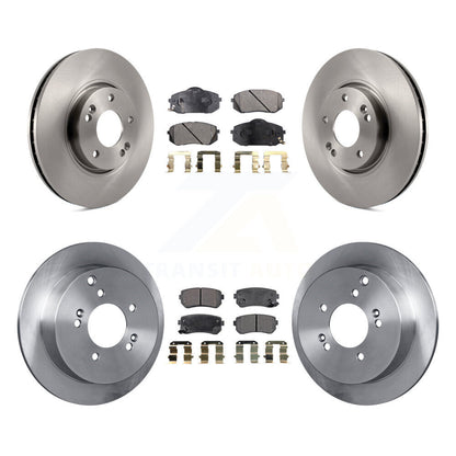 Kit de rotor de frein avant et arrière et plaquettes semi-métalliques pour Hyundai Tucson Kia Sportag