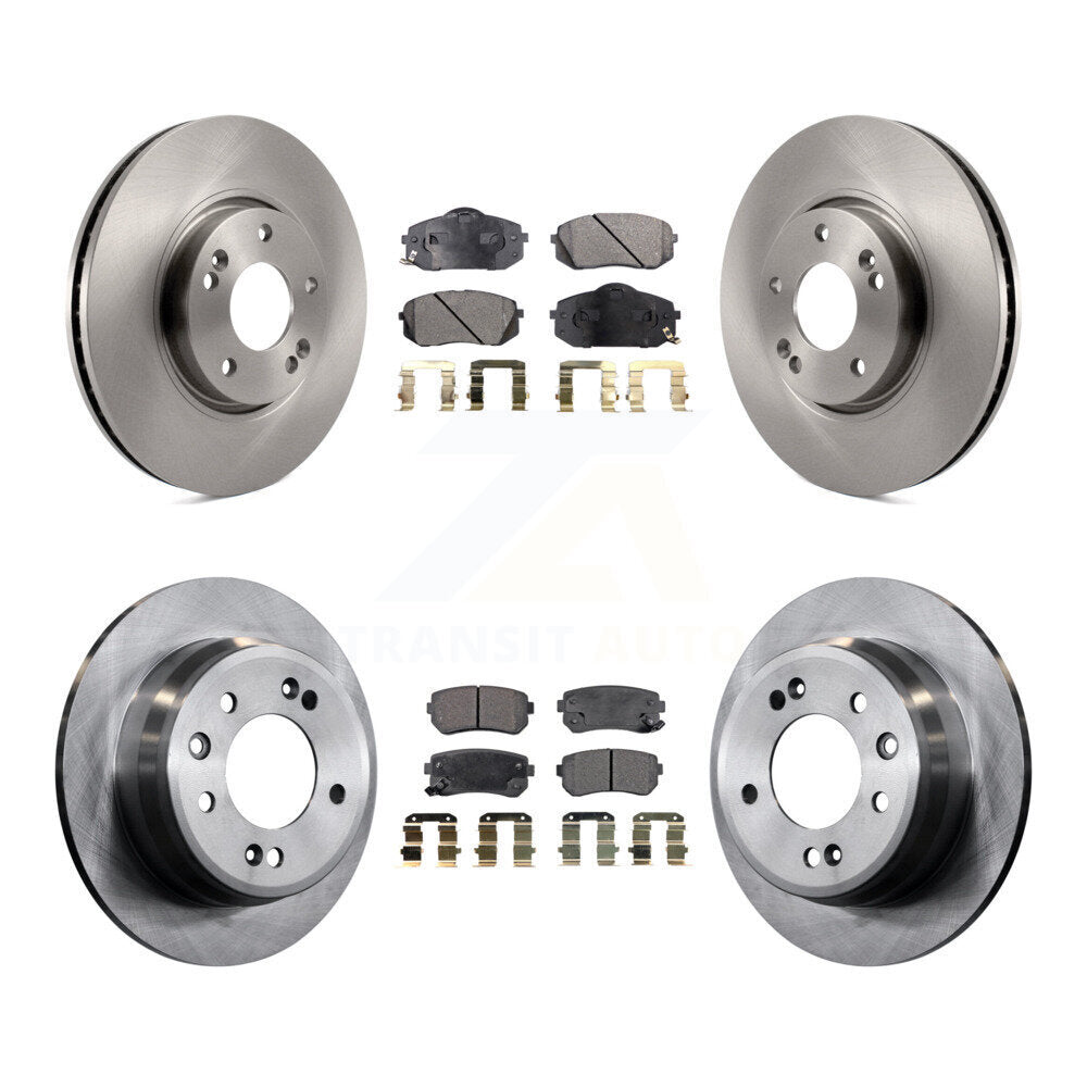 Kit de rotor de frein avant et arrière et plaquettes semi-métalliques pour Hyundai Tucson Kia Sportag