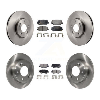 Kit de rotor de frein avant et arrière et plaquettes semi-métalliques pour Hyundai Veloster Turbocharge