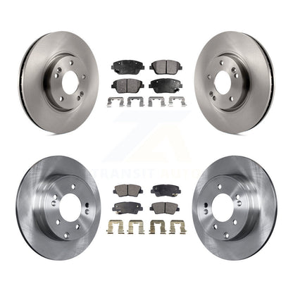 Kit de plaquettes de frein à disque semi-métalliques avant et arrière, pour Hyundai Sonata Kia Optim