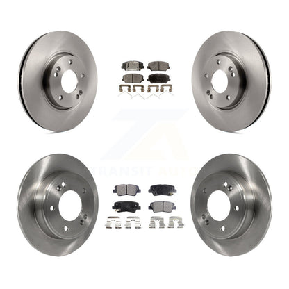 Kit de plaquettes semi-métalliques de Rotor de frein à disque avant et arrière, pour Kia Forte Forte 2017 – 2018