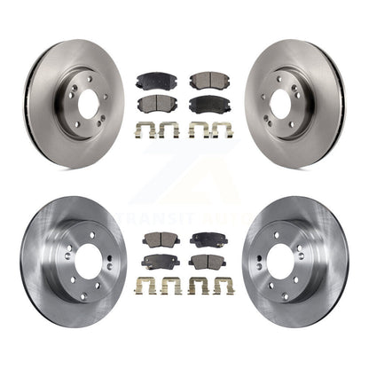 Kit de rotors de frein à disque avant et arrière et plaquettes semi-métalliques pour Hyundai Sonata 3,3 l
