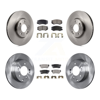 Kit de rotors de frein à disque avant et arrière et plaquettes semi-métalliques pour Hyundai Sonata 3,3 l