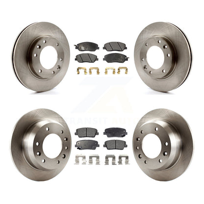 Rotors de frein avant arrière et Kit de plaquettes semi-métalliques pour Kia Sedona Hyundai Entourag