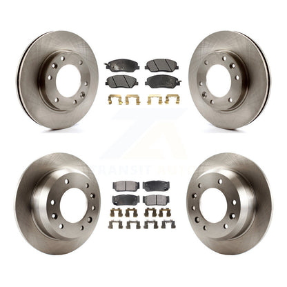 Rotors de frein avant et arrière et Kit de plaquettes semi-métalliques pour Hyundai Entourage Kia Sedon
