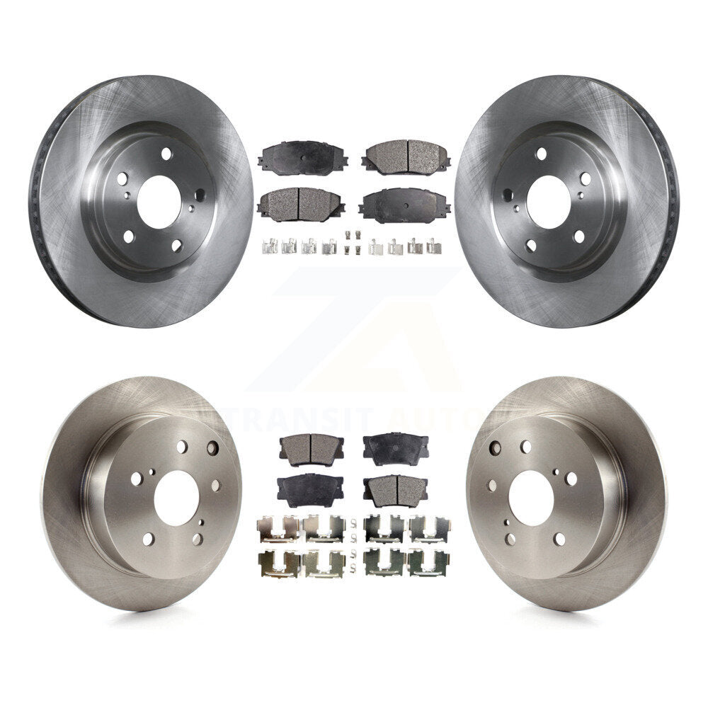 Kit de plaquettes semi-métalliques de Rotor de frein à disque avant et arrière, pour Toyota Matrix Pontiac Vib