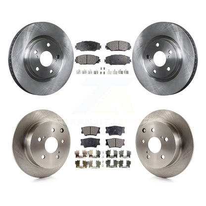 Kit de plaquettes semi-métalliques de Rotor de frein à disque avant et arrière, pour Toyota Matrix Pontiac Vib