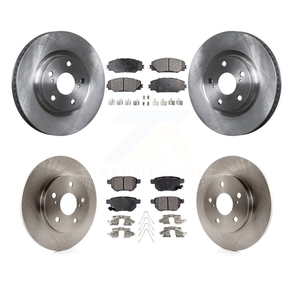 Kit de rotor de frein avant et arrière et plaquettes semi-métalliques pour Toyota Matrix Pontiac Vibe i